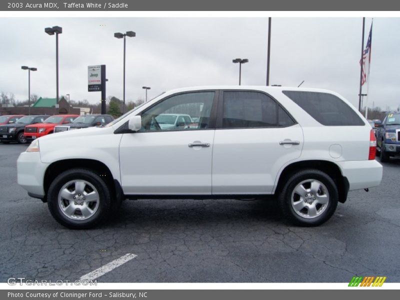 Taffeta White / Saddle 2003 Acura MDX