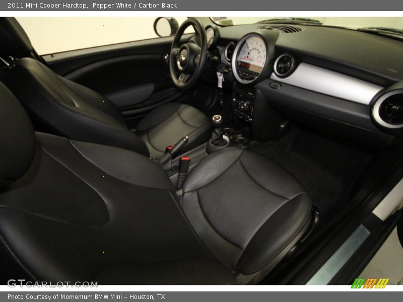 Pepper White / Carbon Black 2011 Mini Cooper Hardtop