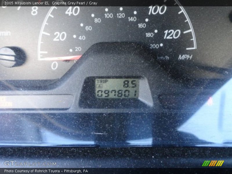 Graphite Grey Pearl / Gray 2005 Mitsubishi Lancer ES