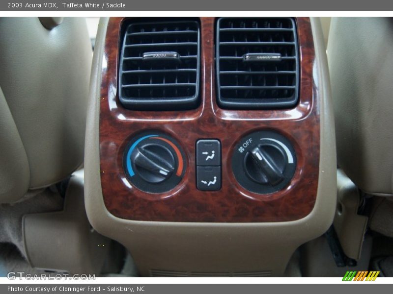 Taffeta White / Saddle 2003 Acura MDX