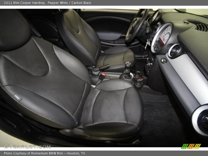 Pepper White / Carbon Black 2011 Mini Cooper Hardtop