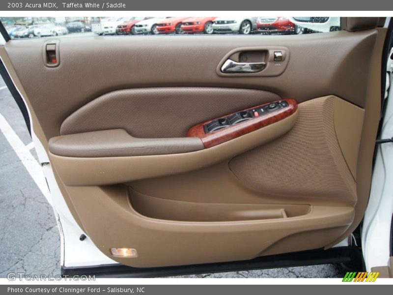 Taffeta White / Saddle 2003 Acura MDX