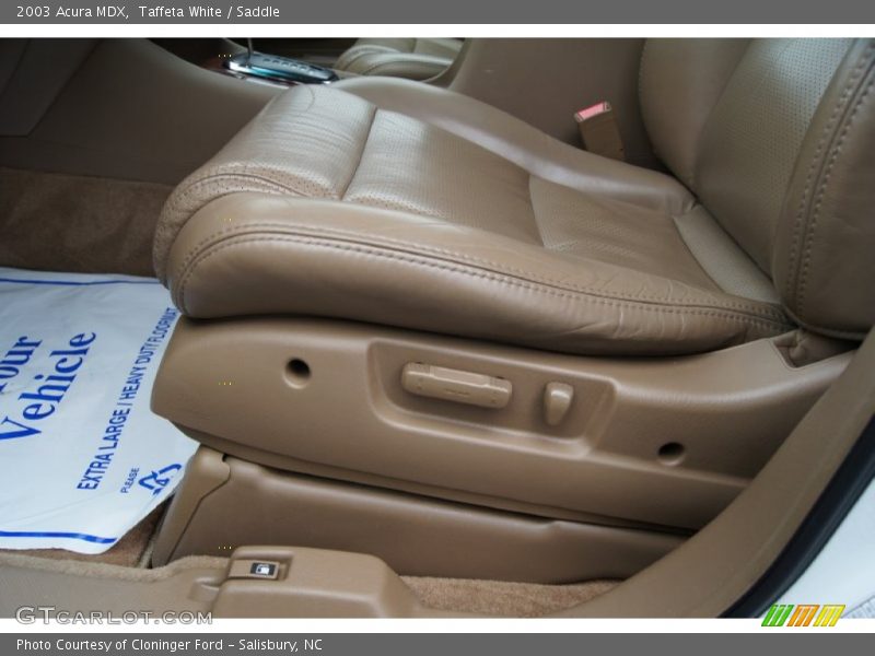 Taffeta White / Saddle 2003 Acura MDX