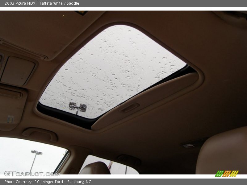 Taffeta White / Saddle 2003 Acura MDX