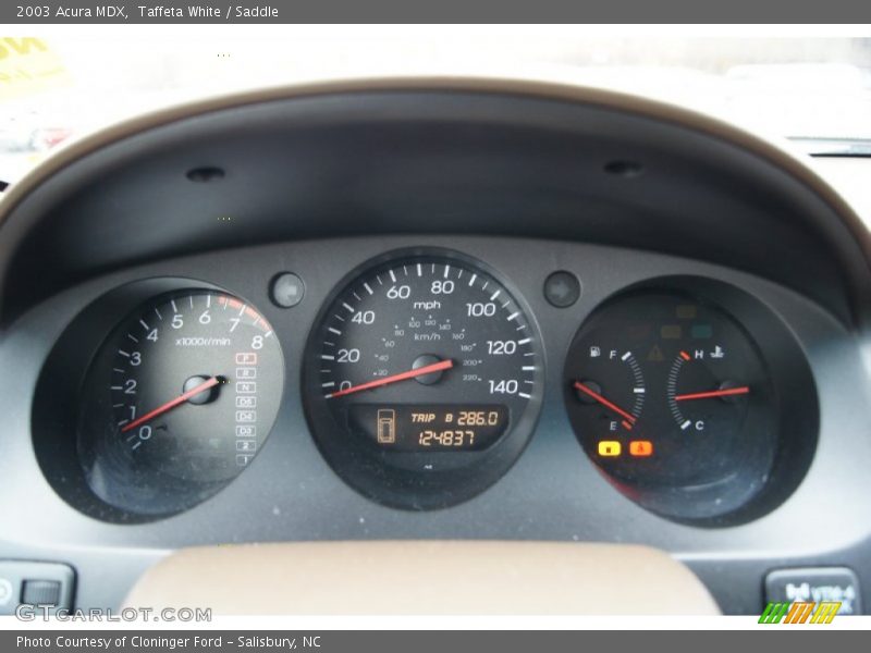  2003 MDX   Gauges