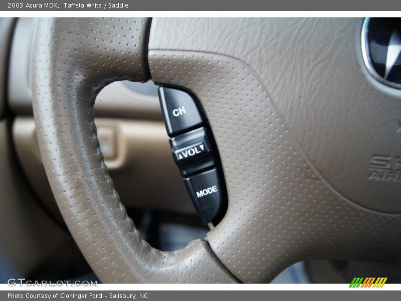 Taffeta White / Saddle 2003 Acura MDX