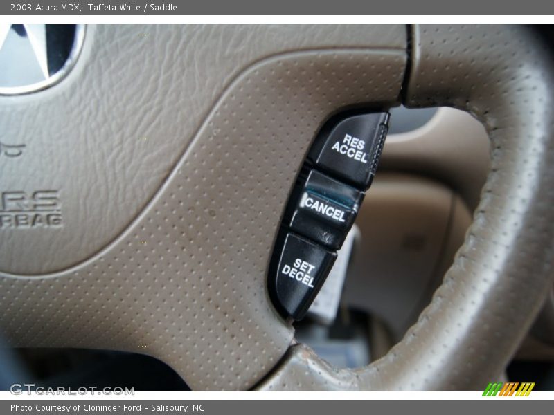 Taffeta White / Saddle 2003 Acura MDX