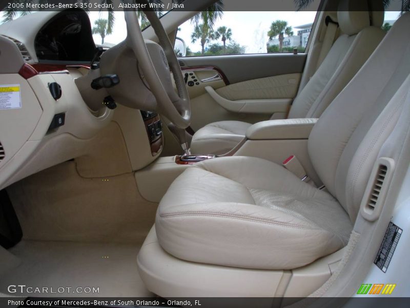 Alabaster White / Java 2006 Mercedes-Benz S 350 Sedan