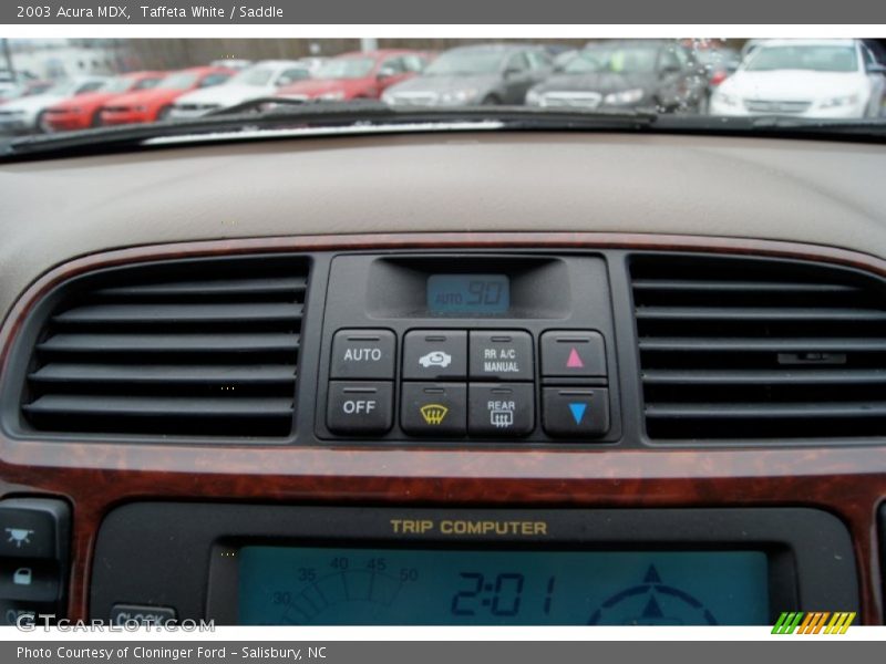 Taffeta White / Saddle 2003 Acura MDX