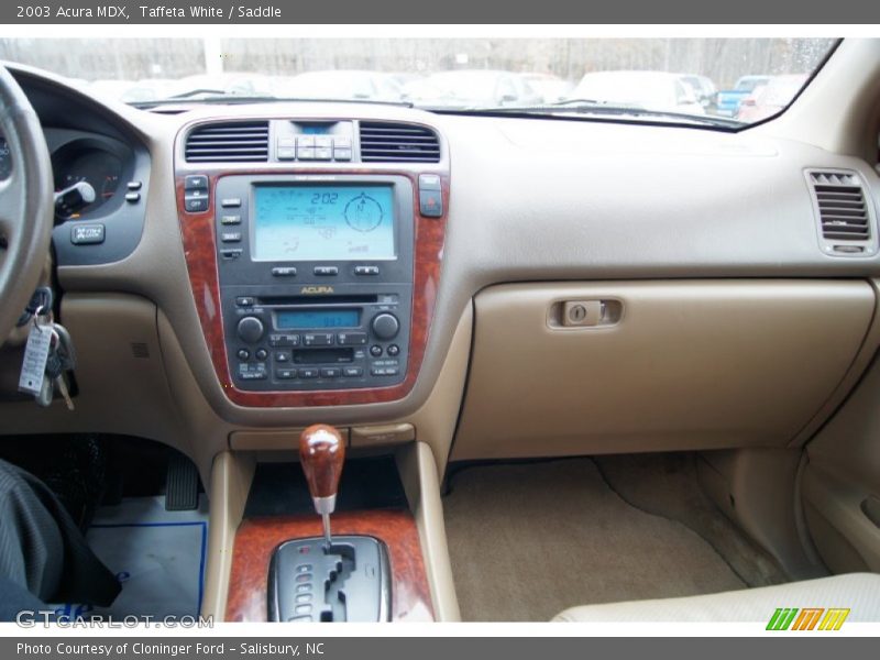Taffeta White / Saddle 2003 Acura MDX