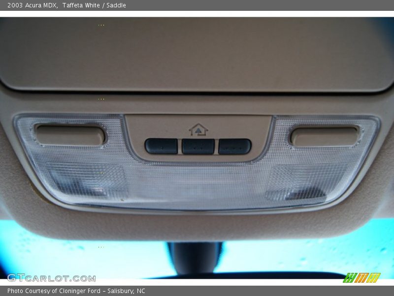 Taffeta White / Saddle 2003 Acura MDX