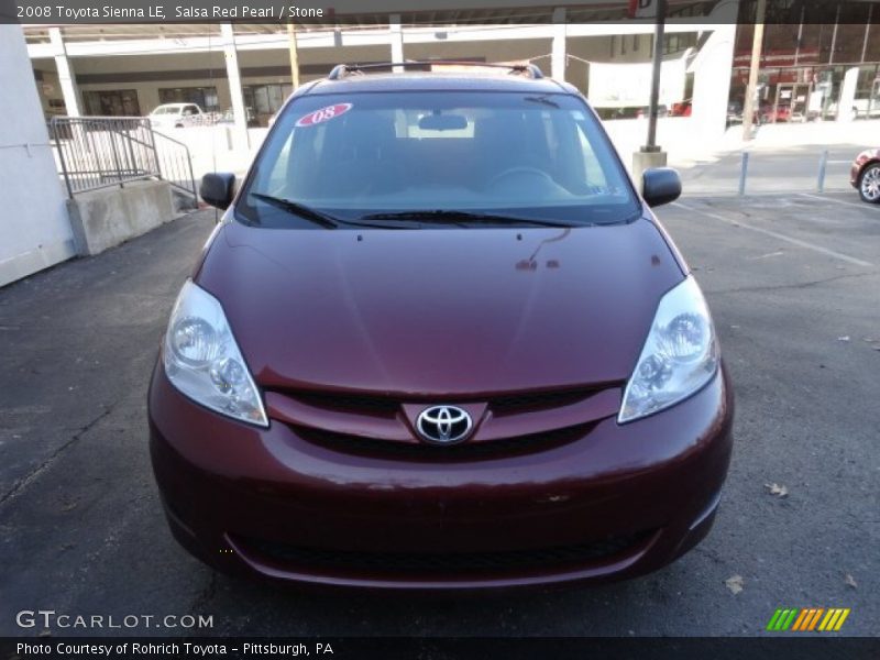 Salsa Red Pearl / Stone 2008 Toyota Sienna LE