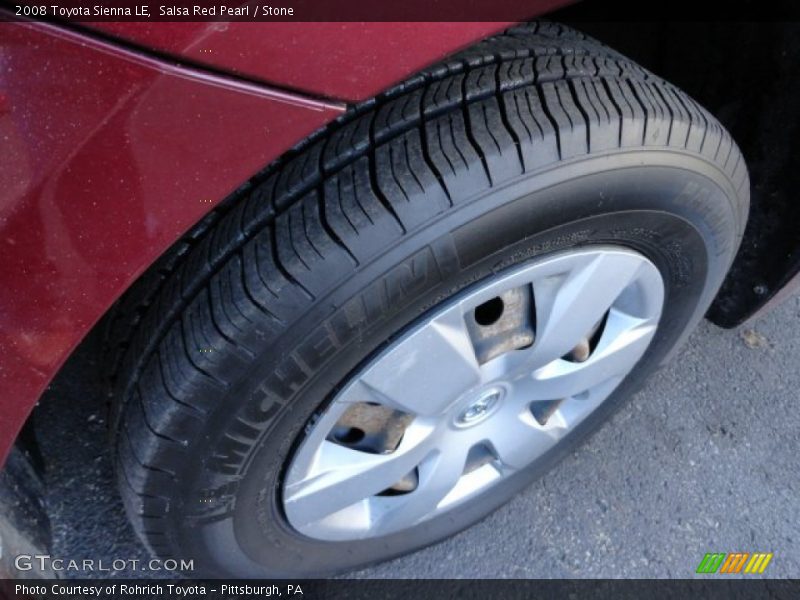 Salsa Red Pearl / Stone 2008 Toyota Sienna LE