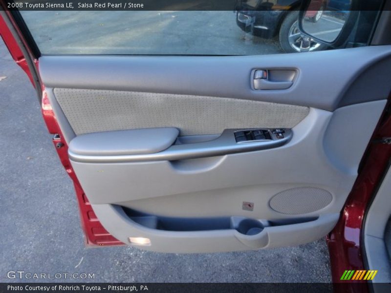 Salsa Red Pearl / Stone 2008 Toyota Sienna LE