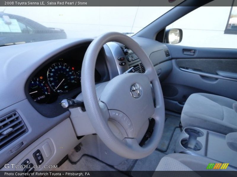 Salsa Red Pearl / Stone 2008 Toyota Sienna LE