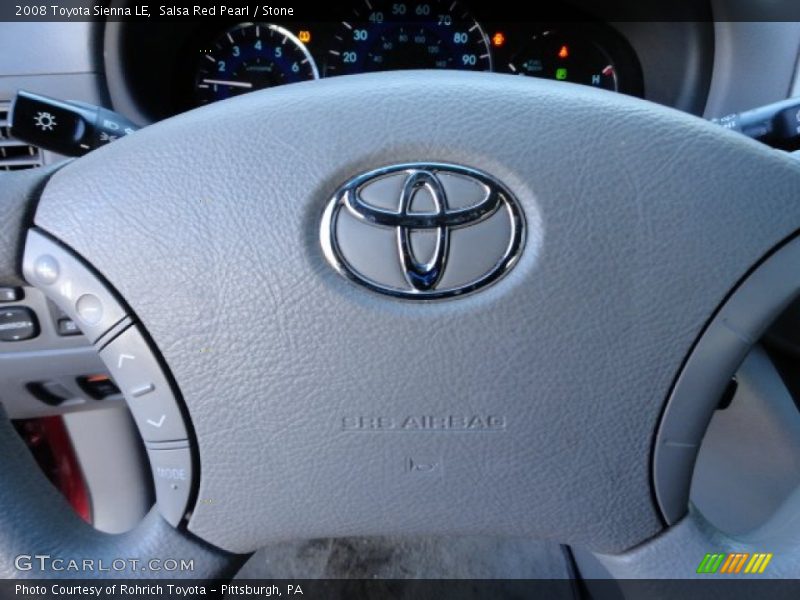 Salsa Red Pearl / Stone 2008 Toyota Sienna LE