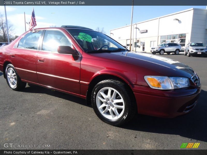 Vintage Red Pearl / Oak 2001 Toyota Camry XLE V6