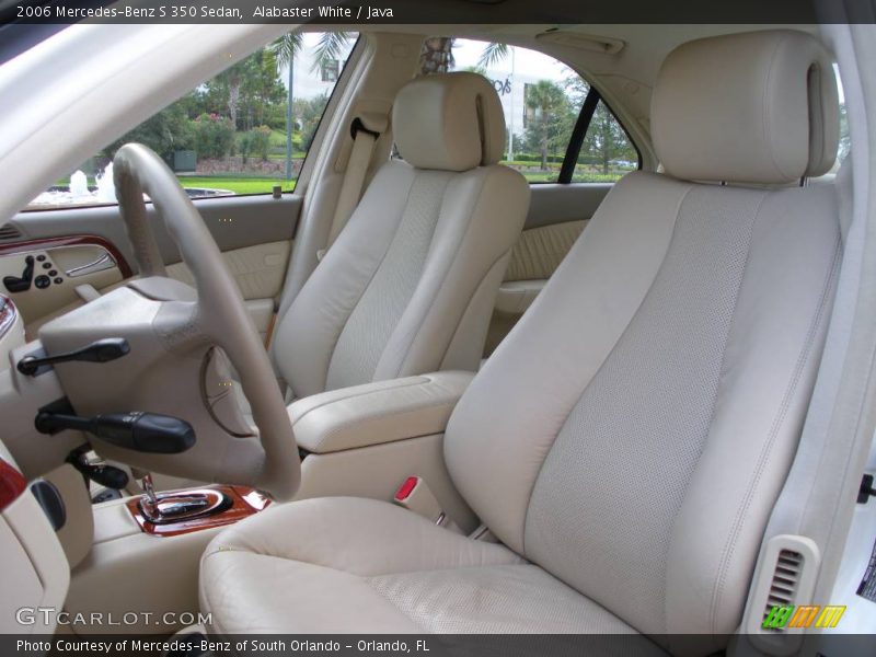 Alabaster White / Java 2006 Mercedes-Benz S 350 Sedan