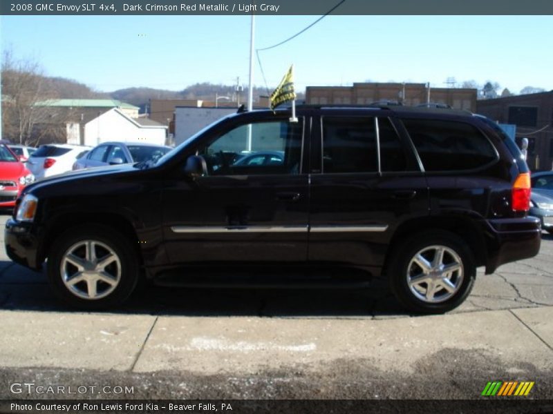 Dark Crimson Red Metallic / Light Gray 2008 GMC Envoy SLT 4x4