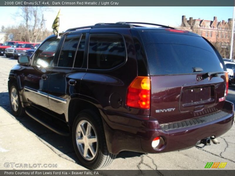 Dark Crimson Red Metallic / Light Gray 2008 GMC Envoy SLT 4x4