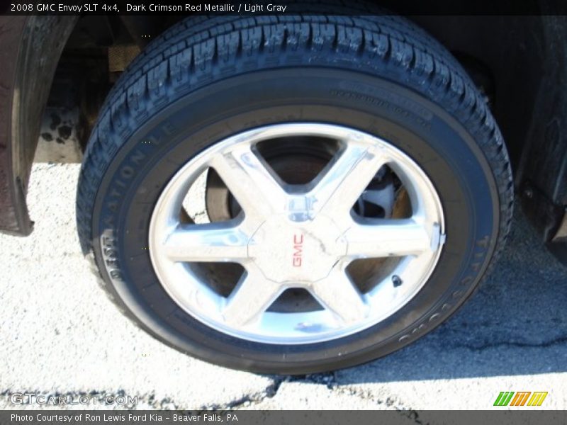 Dark Crimson Red Metallic / Light Gray 2008 GMC Envoy SLT 4x4