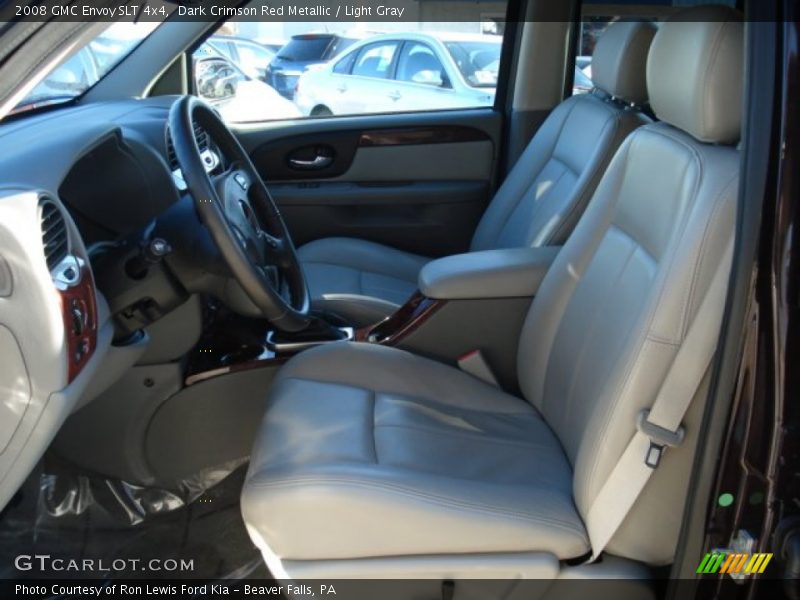Dark Crimson Red Metallic / Light Gray 2008 GMC Envoy SLT 4x4