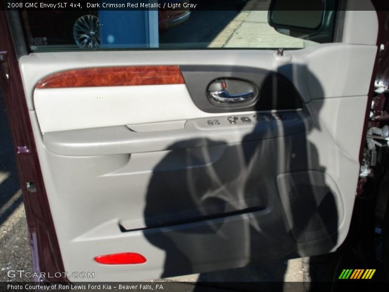 Dark Crimson Red Metallic / Light Gray 2008 GMC Envoy SLT 4x4