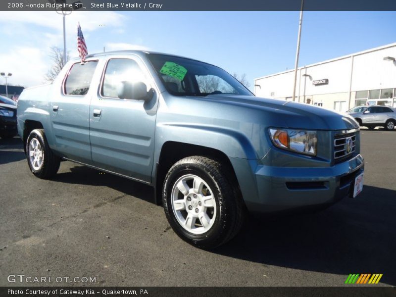 Steel Blue Metallic / Gray 2006 Honda Ridgeline RTL