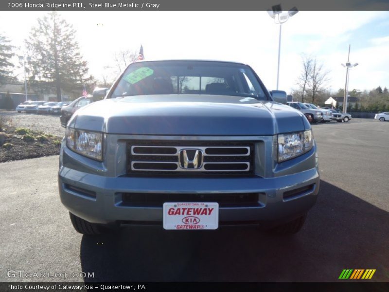Steel Blue Metallic / Gray 2006 Honda Ridgeline RTL