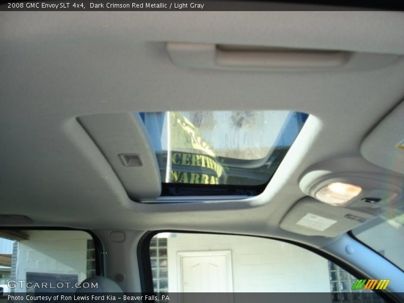 Dark Crimson Red Metallic / Light Gray 2008 GMC Envoy SLT 4x4