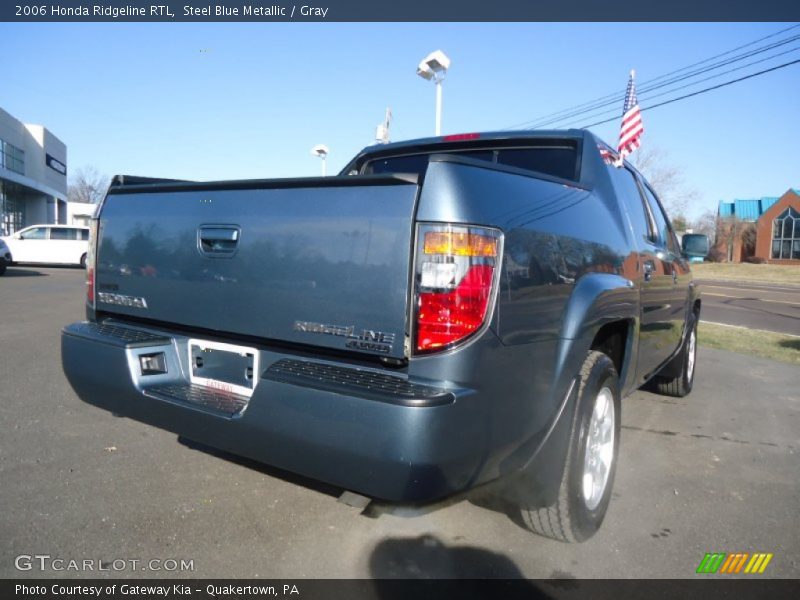 Steel Blue Metallic / Gray 2006 Honda Ridgeline RTL