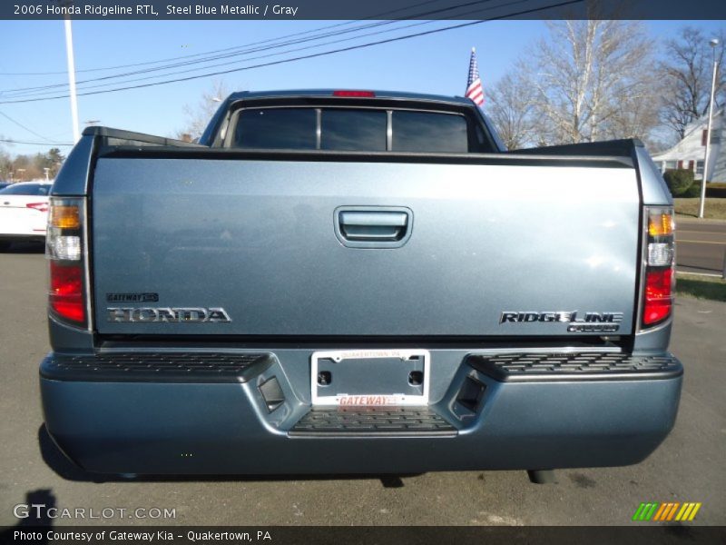 Steel Blue Metallic / Gray 2006 Honda Ridgeline RTL