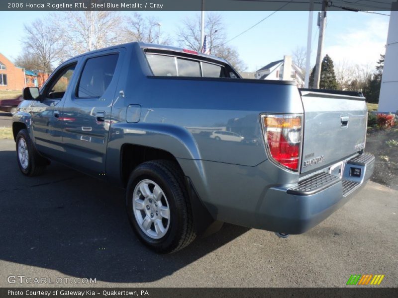 Steel Blue Metallic / Gray 2006 Honda Ridgeline RTL