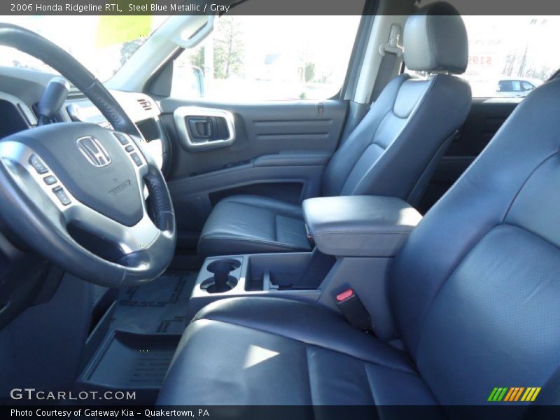 Steel Blue Metallic / Gray 2006 Honda Ridgeline RTL