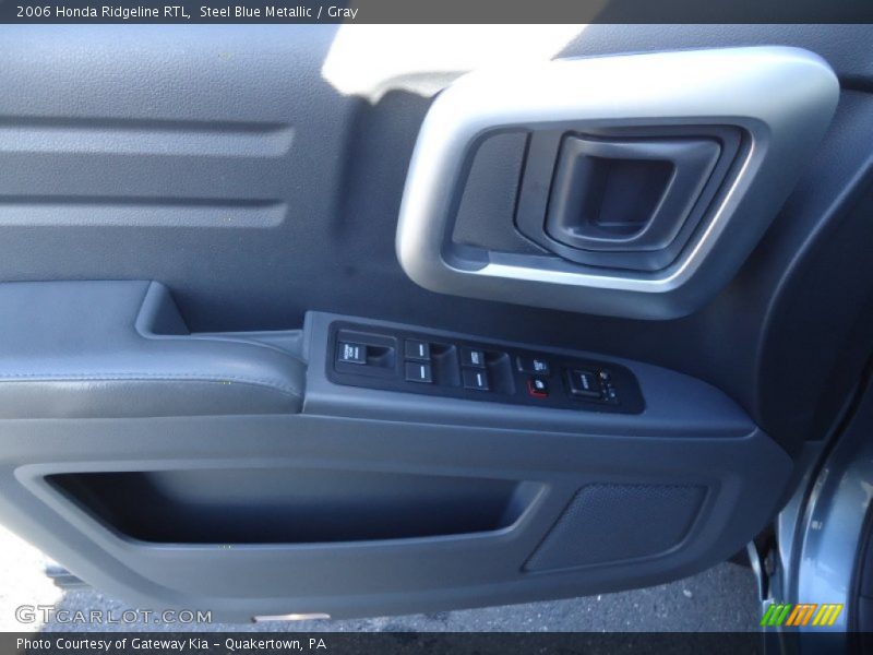 Steel Blue Metallic / Gray 2006 Honda Ridgeline RTL