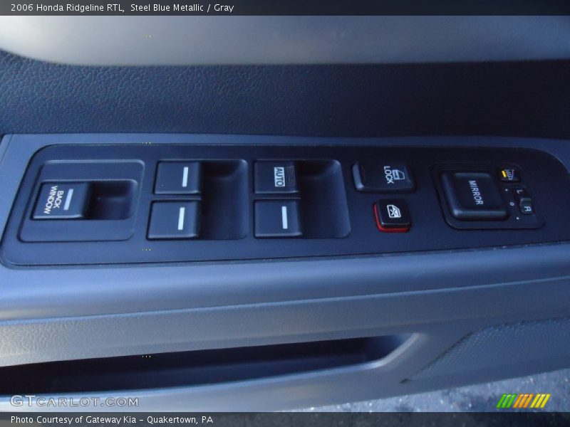 Steel Blue Metallic / Gray 2006 Honda Ridgeline RTL