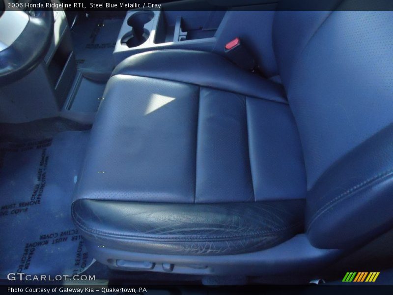 Steel Blue Metallic / Gray 2006 Honda Ridgeline RTL