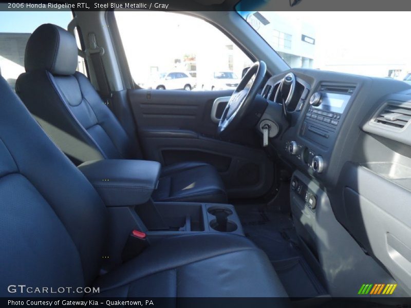 Steel Blue Metallic / Gray 2006 Honda Ridgeline RTL