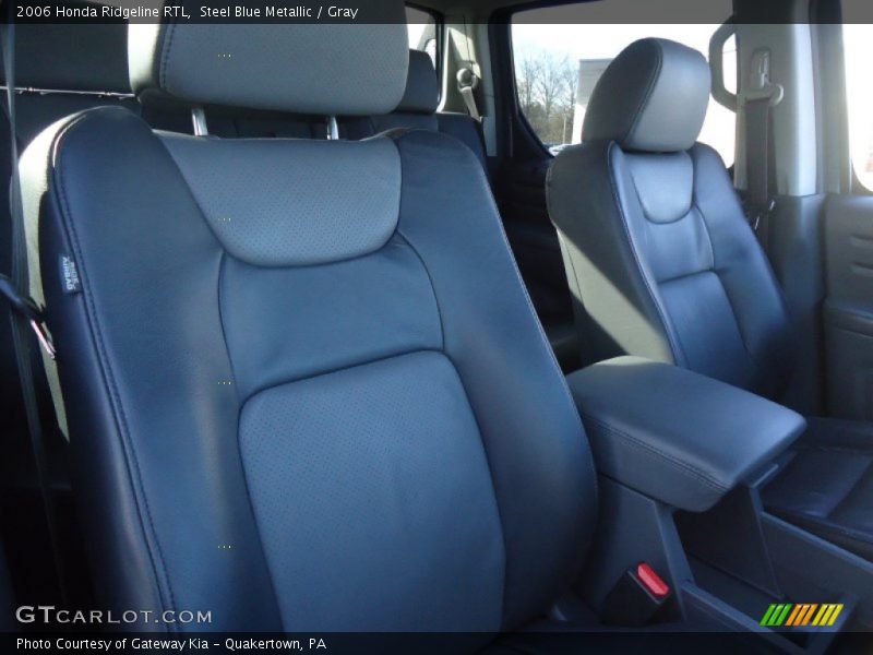 Steel Blue Metallic / Gray 2006 Honda Ridgeline RTL