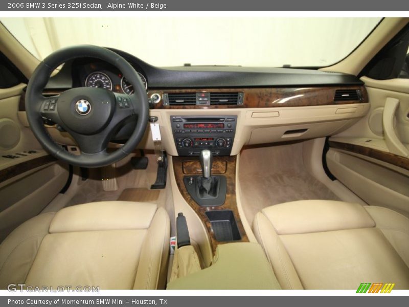 Alpine White / Beige 2006 BMW 3 Series 325i Sedan
