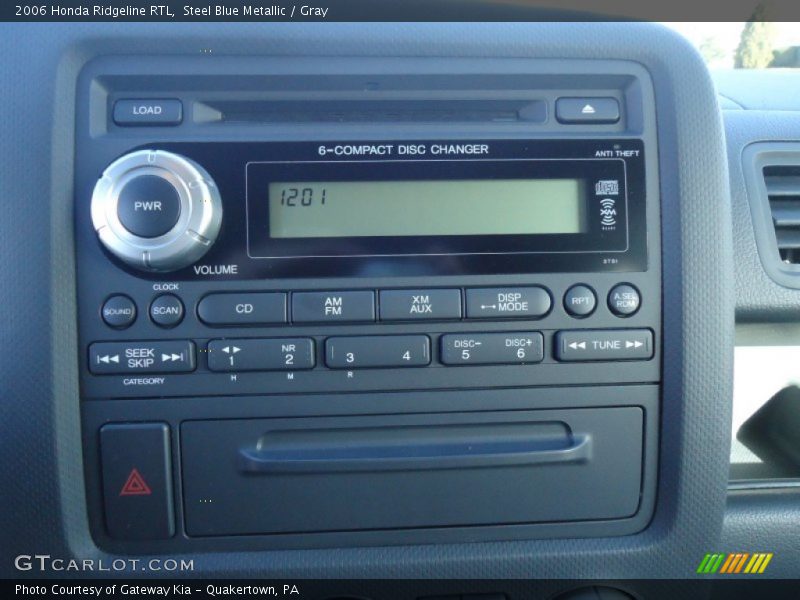 Steel Blue Metallic / Gray 2006 Honda Ridgeline RTL