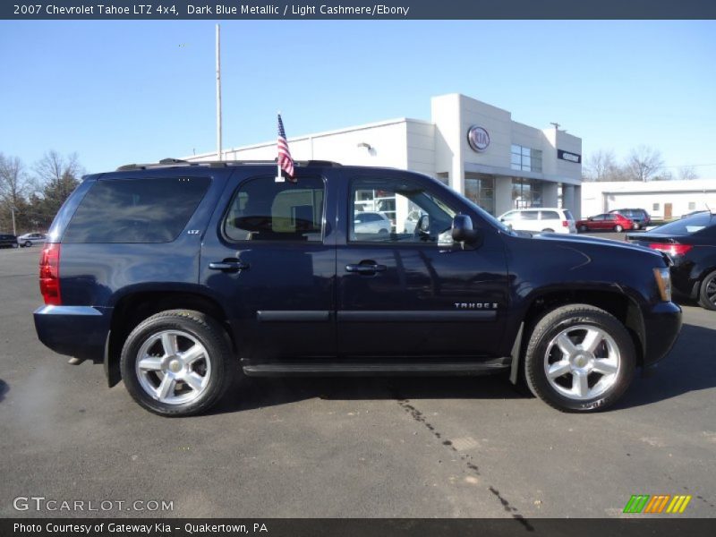 Dark Blue Metallic / Light Cashmere/Ebony 2007 Chevrolet Tahoe LTZ 4x4
