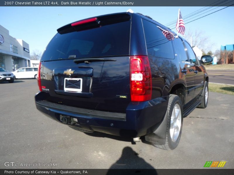 Dark Blue Metallic / Light Cashmere/Ebony 2007 Chevrolet Tahoe LTZ 4x4
