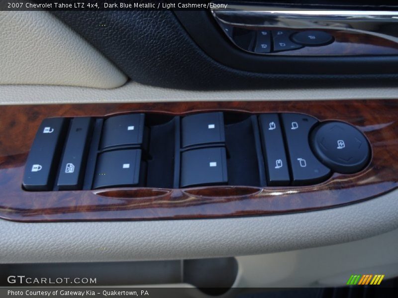 Dark Blue Metallic / Light Cashmere/Ebony 2007 Chevrolet Tahoe LTZ 4x4