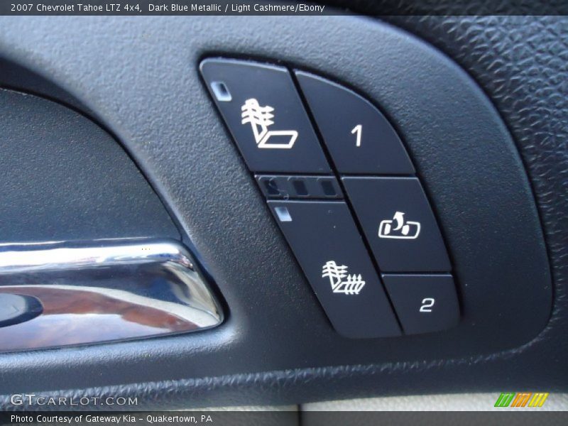 Dark Blue Metallic / Light Cashmere/Ebony 2007 Chevrolet Tahoe LTZ 4x4