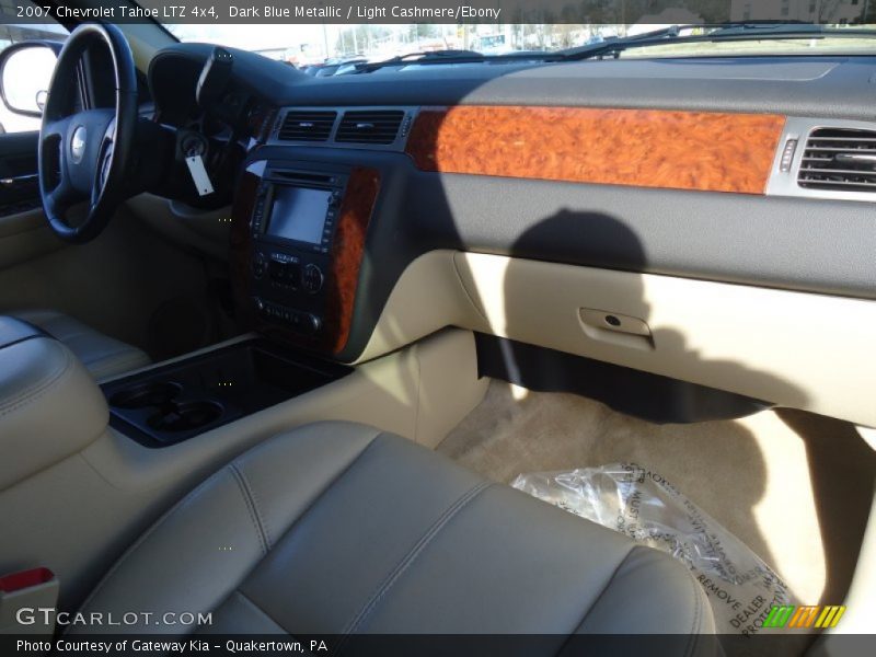 Dark Blue Metallic / Light Cashmere/Ebony 2007 Chevrolet Tahoe LTZ 4x4