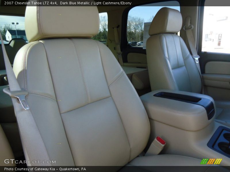 Dark Blue Metallic / Light Cashmere/Ebony 2007 Chevrolet Tahoe LTZ 4x4