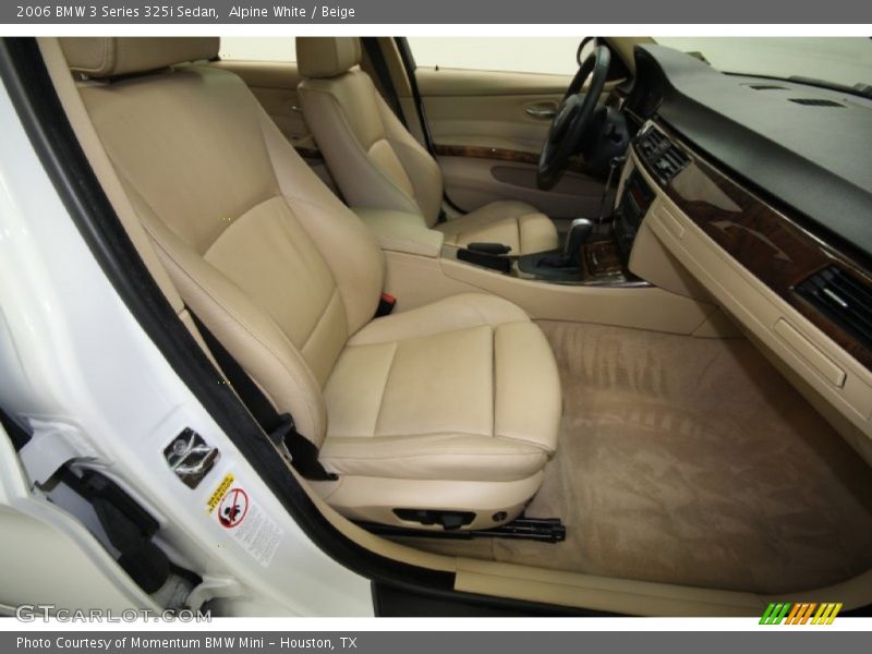 Alpine White / Beige 2006 BMW 3 Series 325i Sedan