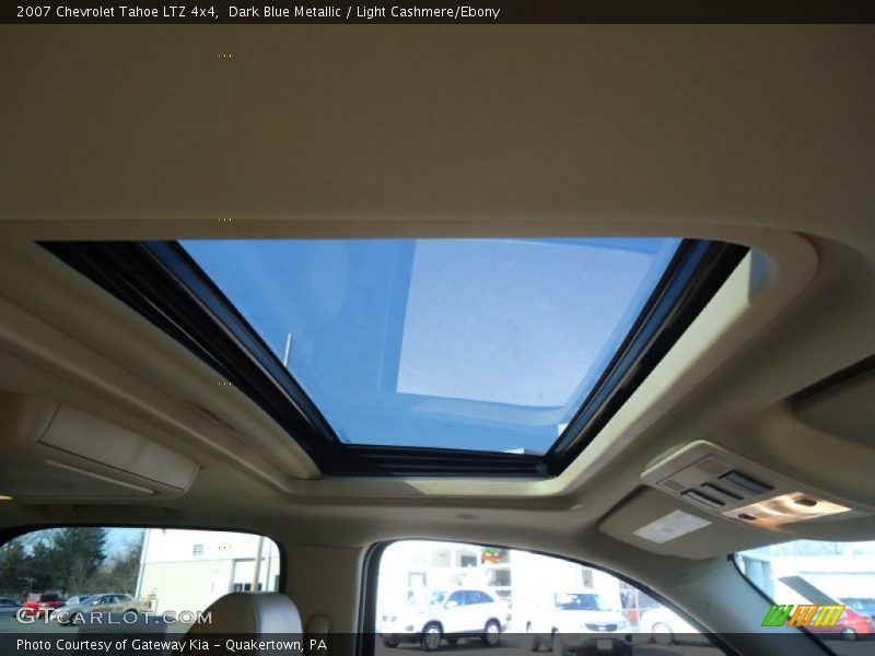 Dark Blue Metallic / Light Cashmere/Ebony 2007 Chevrolet Tahoe LTZ 4x4