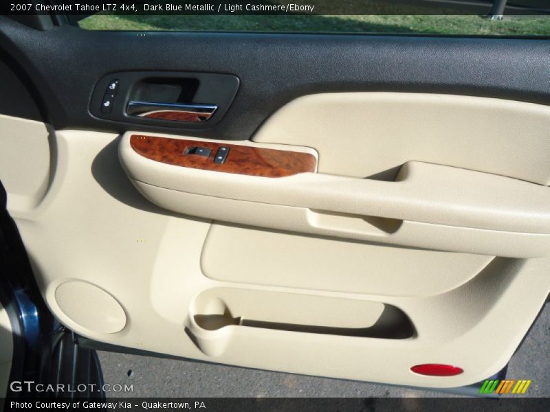 Dark Blue Metallic / Light Cashmere/Ebony 2007 Chevrolet Tahoe LTZ 4x4
